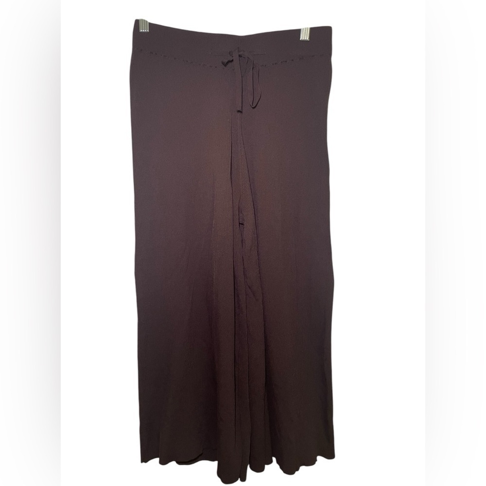 Mink Pink Samira Brown Ribbed Sweater Culotte Size Medium